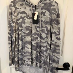 Gray Camouflage Hoodie